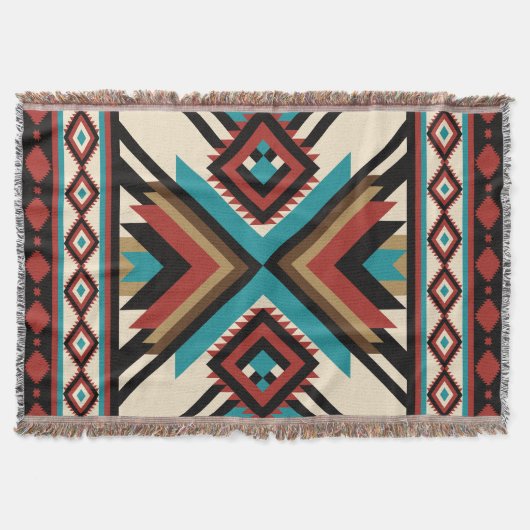 Boho Geometric Decke (Vorderseite)
