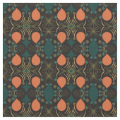 Boho Geometric Diamond Black Pattern Stoff (Nahaufnahme)