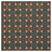Boho Geometric Diamond Black Pattern Stoff (Muster)