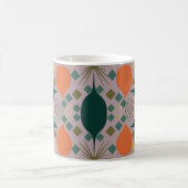 Boho Geometric Diamond Lila Kaffeetasse (Mittel)