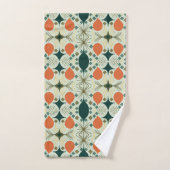 Boho Geometric Diamond Mintmuster Badhandtuch Set (Handtuch)