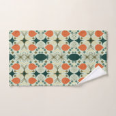 Boho Geometric Diamond Mintmuster Badhandtuch Set (Handtuch)