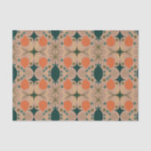 Boho Geometric Diamond Pastel Pattern Seidenpapier (Vorderseite)