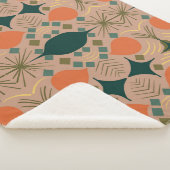 Boho Geometric Diamond Pastel Pattern Sherpadecke (3/4)