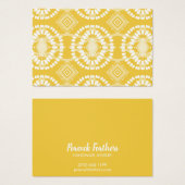 Boho Geometric Earring Necklace Juwelier Display (Vorne & Hinten)