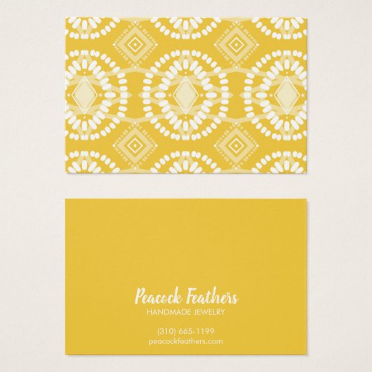 Boho Geometric Earring Necklace Juwelier Display (Vorne & Hinten)