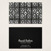 Boho Geometric Earring Necklace Juwelier Display (Vorne & Hinten)