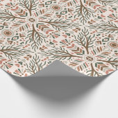 Boho Geometric Folk Art Geschenkpapier (Ecke)
