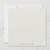 Boho Geometric Gold Greenery Engagement Party Einladung (Rückseite)