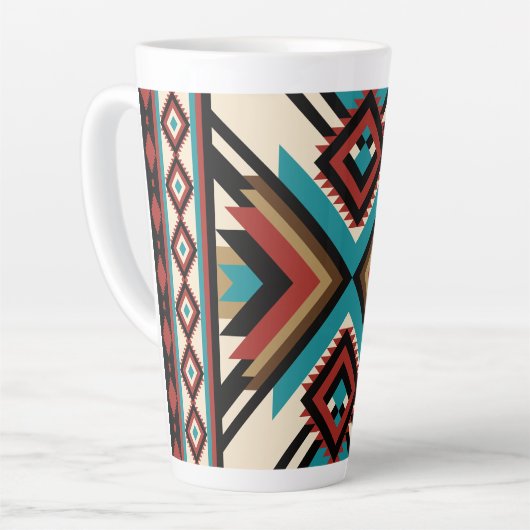 Boho Geometric Milchtasse (Linke Ecke)