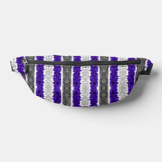 Boho Geometric Mod Retro Greygender Prix Flag Bauchtasche (Ablage )