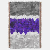 Boho Geometric Mod Retro Greygender Prix Flag Decke (Vorderseite Vertikal)