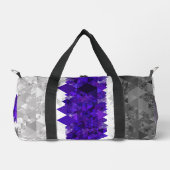 Boho Geometric Mod Retro Greygender Prix Flag Duffle Bag (Vorderseite)