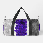 Boho Geometric Mod Retro Greygender Prix Flag Duffle Bag (Rückseite)