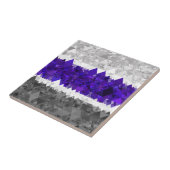 Boho Geometric Mod Retro Greygender Prix Flag Fliese (Seite)