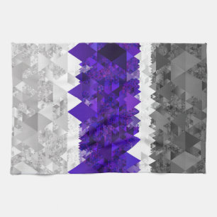 Boho Geometric Mod Retro Greygender Prix Flag Geschirrtuch