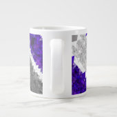 Boho Geometric Mod Retro Greygender Prix Flag Jumbo-Tasse (Rückseite)
