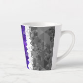 Boho Geometric Mod Retro Greygender Prix Flag Milchtasse (Rechts)