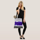 Boho Geometric Mod Retro Greygender Prix Flag Tasche (Am Model)