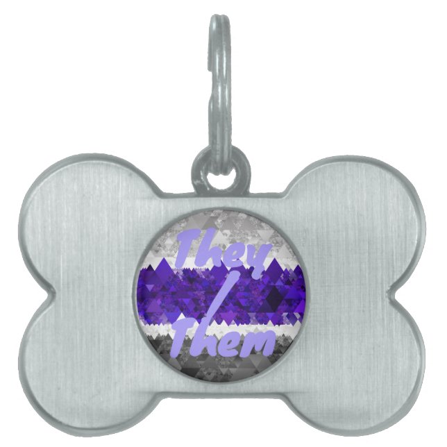 Boho Geometric Mod Retro Greygender Prix Flag Tiermarke (Vorderseite)