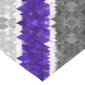 Boho Geometric Mod Retro Greygender Prix Flag Tischdecke (Schrägansicht)