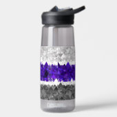 Boho Geometric Mod Retro Greygender Prix Flag Trinkflasche (Links)