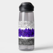 Boho Geometric Mod Retro Greygender Prix Flag Trinkflasche (Rückseite)