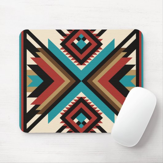 Boho Geometric Mousepad (Mit Mouse)