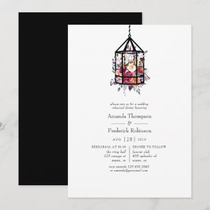 Boho Geometric Terrarium Probe Einladung