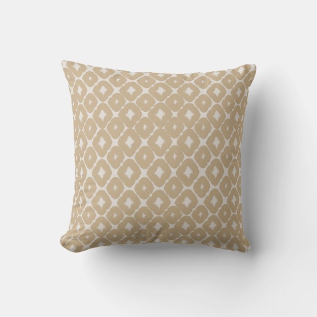 Boho Geometric Throw Pillow Kissen (Vorderseite)