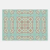 Boho Geometric Tribal Inspiriert Muster Geschenkpapier Set (Vorderseite 2)