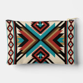 Boho Geometric Zubehörtasche (Rückseite)