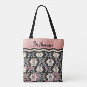 Boho-Geometrie-Tasche Tasche (Rückseite)