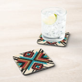 Boho Geometrisch Getränkeuntersetzer (Rechte Seite)