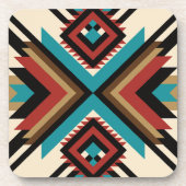 Boho Geometrisch Getränkeuntersetzer (Vorderseite)