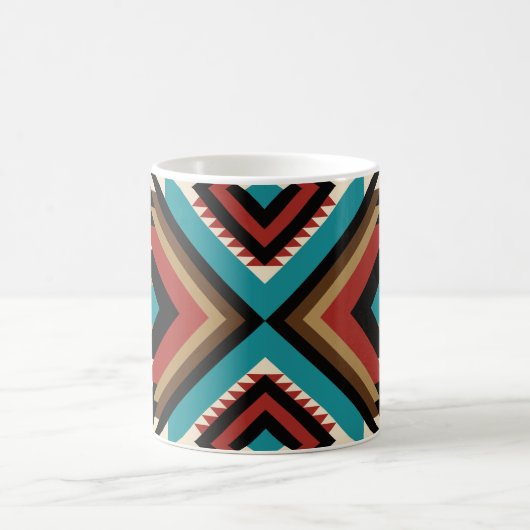 Boho Geometrisch Kaffeetasse (Mittel)