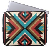 Boho-Geometrisch Laptopschutzhülle (Vorderseite)