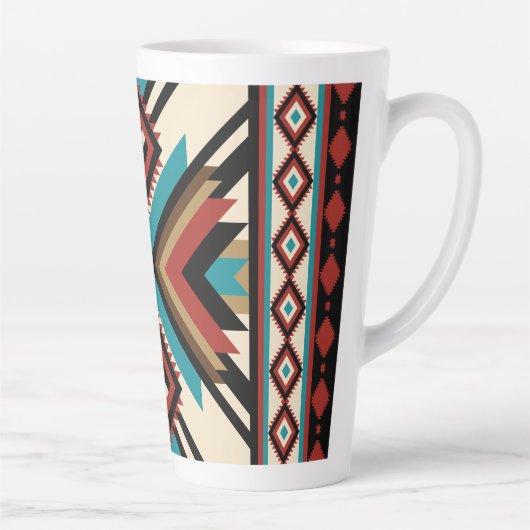 Boho Geometrisch Milchtasse (Rechts)