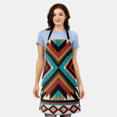 Boho Geometrisch Schürze (Getragen)