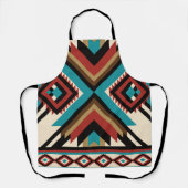 Boho Geometrisch Schürze (Vorderseite)