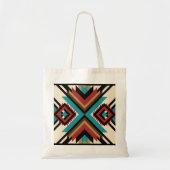 Boho Geometrisch Tragetasche (Vorne)