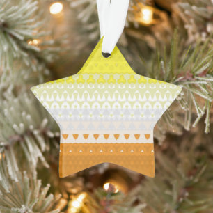 Boho Geometrische Funky Abstrakte Maverique Pride Ornament
