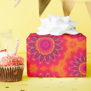 Boho geometrische Geschenkpapier. Geschenkpapier