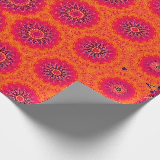 Boho geometrische Geschenkpapier. Geschenkpapier (Ecke)