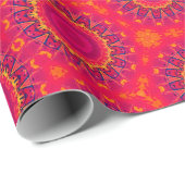 Boho geometrische Geschenkpapier. Geschenkpapier (Rolleneckpunkt)