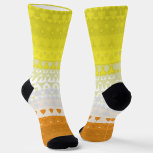 Boho-Geometrischer funky abstrakter Maverique-Prid Socken