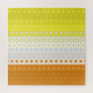 Boho-Geometrischer funky abstrakter Maverique-Stol Puzzle