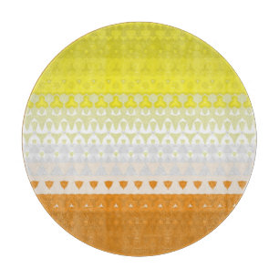 Boho-Geometrischer funky abstrakter Maverique-Stol Schneidebrett