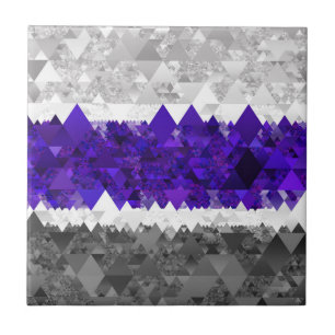 Boho-Geometrischer-Mod-Retro-Greygender-Stolz-Flag Fliese