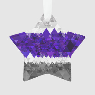 Boho-Geometrischer-Mod-Retro-Greygender-Stolz-Flag Ornament